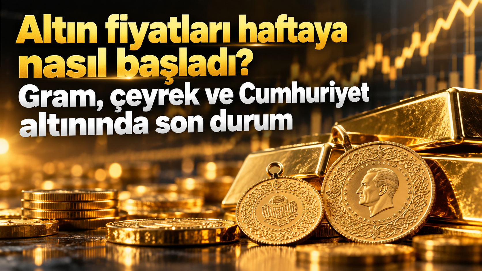 Altın fiyatları haftaya nasıl başladı? Gram, çeyrek ve Cumhuriyet altınında son durum