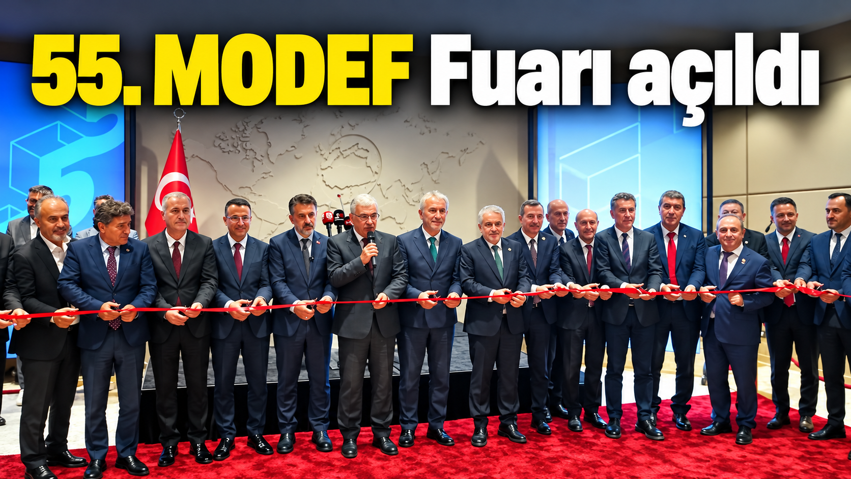 55. MODEF Fuarı açıldı: İnegöl mobilyası dünyayla buluşuyor
