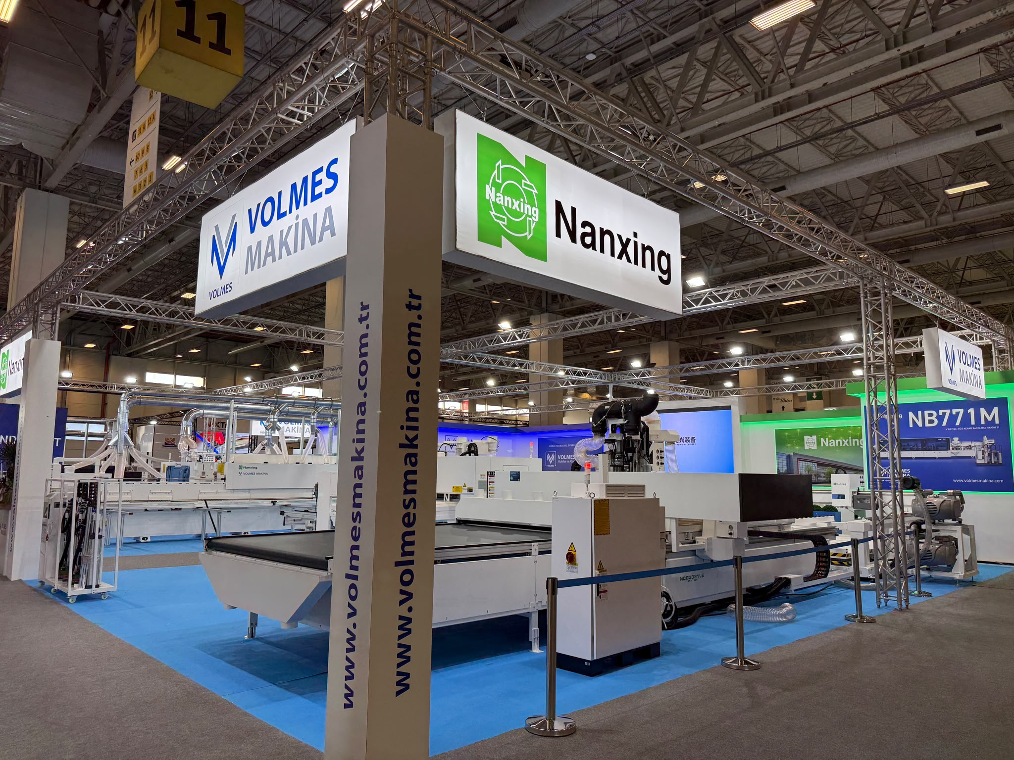 Volmes Makina, WOODTECH 2026 Fuarı'nda yerini aldı